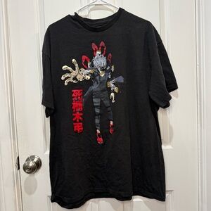 My Hero Black Graphic Short Sleeve Tee Sz XL